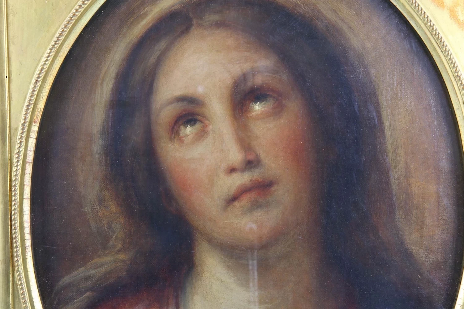 Giovanni Carnovali - 116, Ritratto di santa, dettaglio